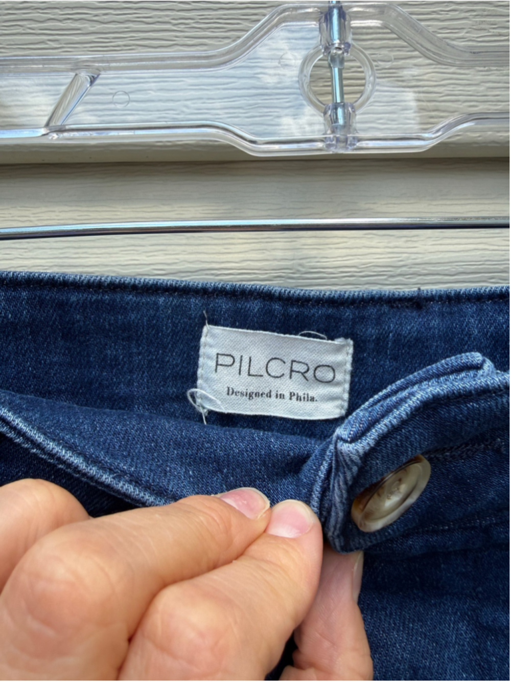 Anthropologie Pilcro The Skipper Jeans 31 High Rise Crop Wide Leg Stretch Denim - Picture 5 of 8